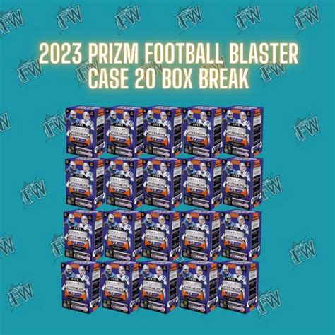 Cleveland Browns 2023 Prizm Football Sealed Case 20 Blaster Break 1265