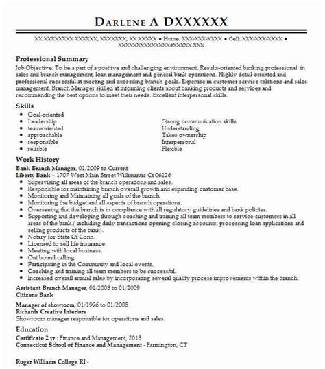 Check spelling or type a new query. Bank Branch Manager Resume Sample | Manager Resumes ...