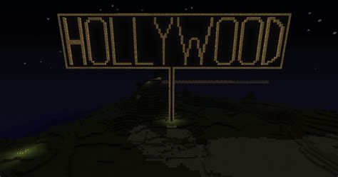 Hollywood Sign Please Comment And Criticize Minecraft Map
