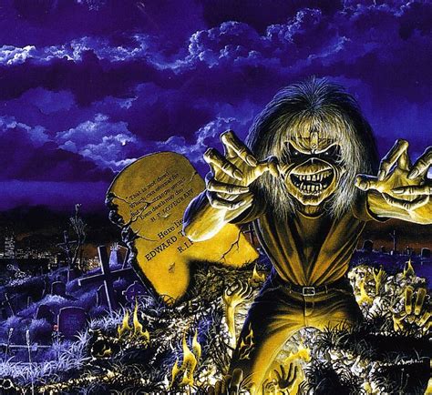 Iron maiden has had eddie for a long time but he's at his scariest on the cover of fear of the dark looking halfway between trapped on that trunk, and edward t. Iron Maiden, Eddie the Head - Free Wallpaper ...