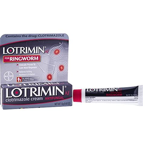 Lotrimin Antifungal Ringworm Cream 042 Oz Import It All