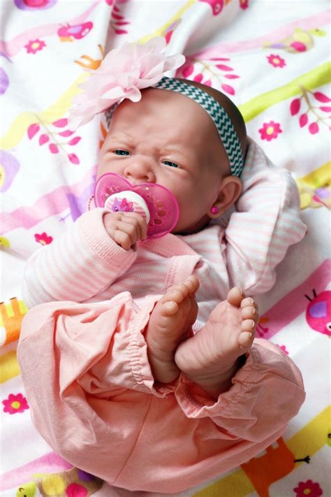 My Adorable Baby Girl Berenguer Preemie Lifelike Reborn Doll W Pacifier