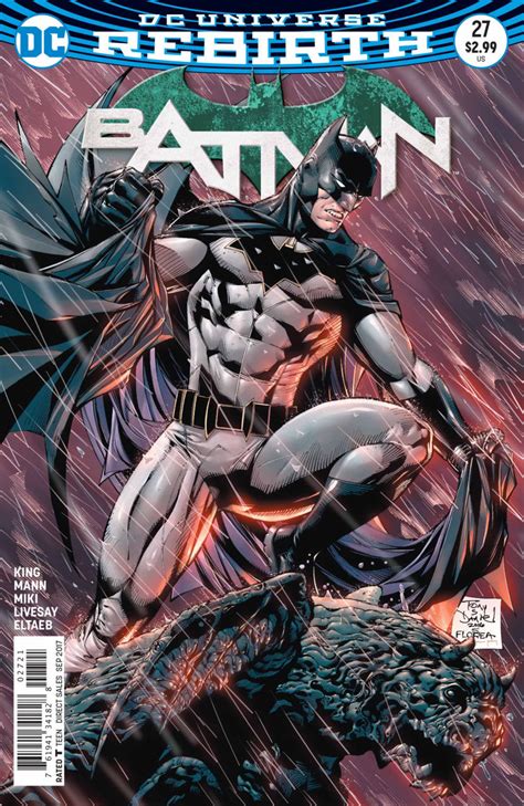 Batman 2016 27 Vfnm Tony Daniel Variant Cover Dc Universe Rebirth