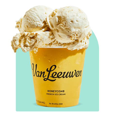 Vegan Peanut Butter Brownie Honeycomb Van Leeuwen Ice Cream