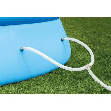 Intex 8 Ft X 8 Ft X 30 In Inflatable Top Ring Round Above Ground Pool