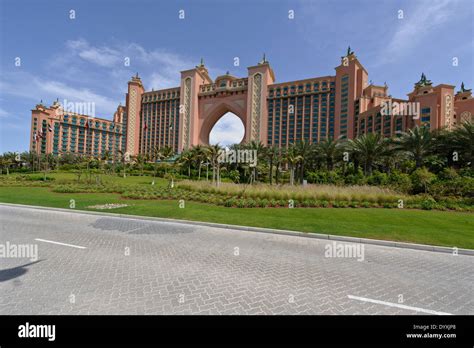 Atlantis The Palm Hotel Dubai United Arab Emirates Uae Stock Photo