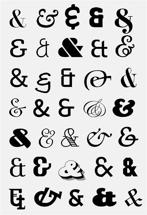 Why Is The Ampersand And Symbol Written In Multiple Different Ways In