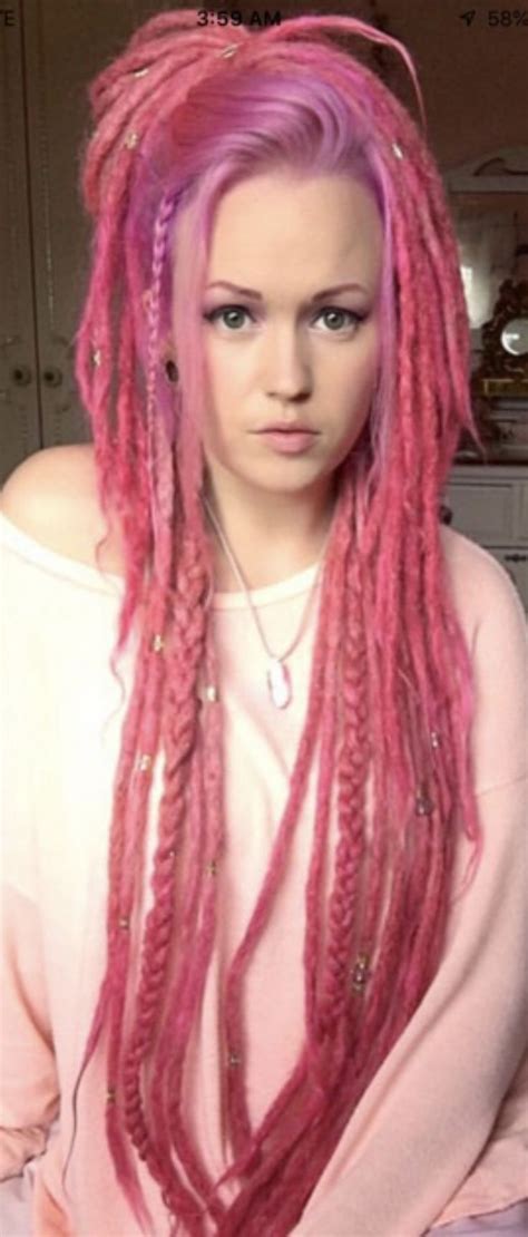 Pink Dreads Dread Hairstyles Beauty Hair Extensions Pink Dreads