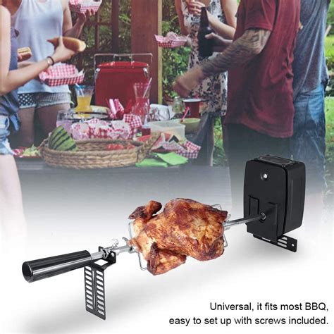 Grill Rotisserie Kit Bbq Rotisserie Kit With Electric Barbecue Motor