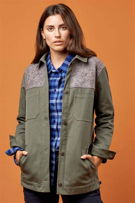 Womens Bison Utility Jacket United By Blue Womens Utility Jacket