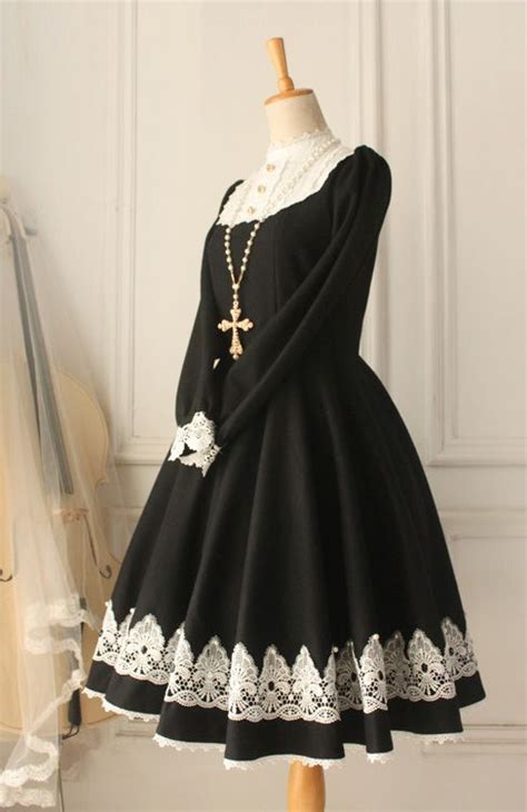 Classic Woolen Vintage Castle Girl Lolita Dress Lolita Dress Kawaii
