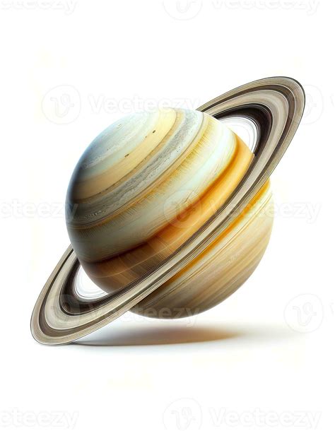 Planeta Saturno En Blanco Fondo Creado Con Generativo Ai 23273542 Foto