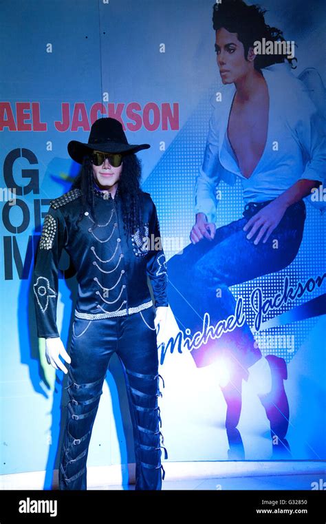 Michael Jackson Wax Statue In Lonavala Wax Museum Hi Res Stock