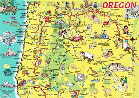 Oregon Tourist Attractions Map Travel News Best Tourist Places In