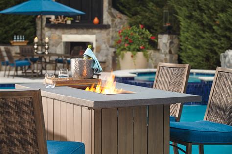 Are You Ready To Be Entertained The Partanna Fire Pit Pub Table From Ashley Does It Beautifully