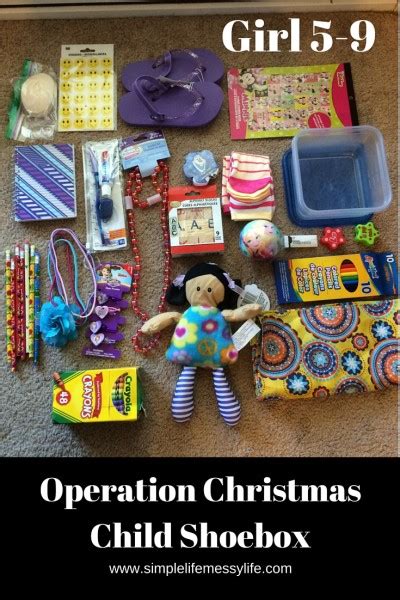 Operation Christmas Child Shoeboxes 5 9 Boy 5 9 Girl And 10 14 Boy