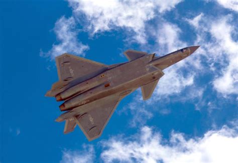 This fighter jet was developed by china's chengdu aerospace corporation to serve in the plaaf (people's liberation army air force). Chengdu (AVIC) J-20 (Black Eagle)
