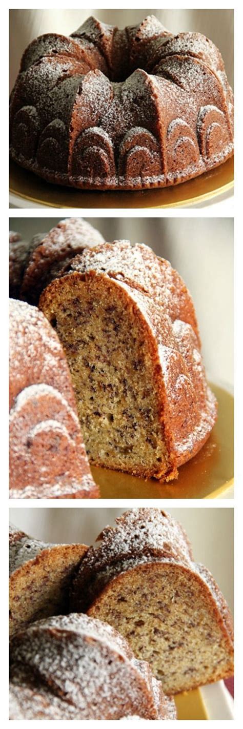 This moist cake will become your absolute. Best Banana Bundt Cake Recipe. Moist and buttery with the ...