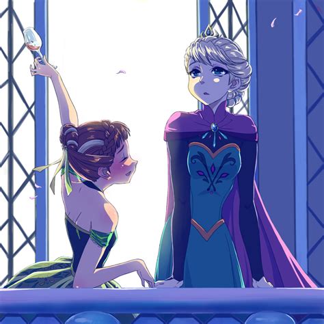 Elsa And Anna Frozen Drawn By Fujimaru Kinakomucch Danbooru