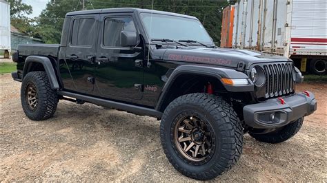 Jeep Gladiator Rubicon Leveled On 35s Covert Edition Akins Youtube