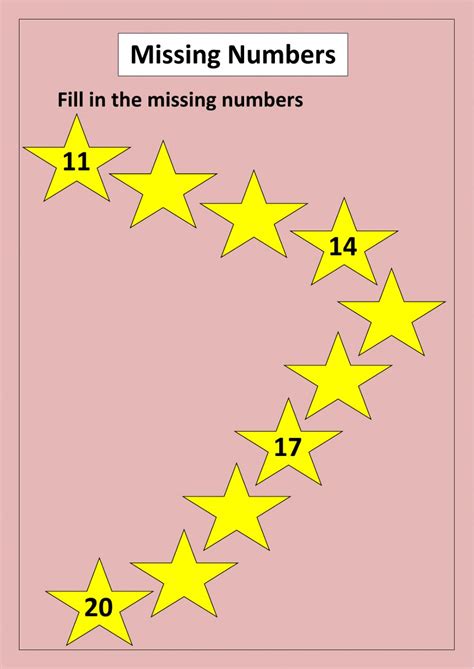 Math- 11-20 number family - Interactive worksheet