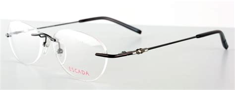 buy escada rimless designer brand eyeglasses sunglasses 526q rimless frameless prescription