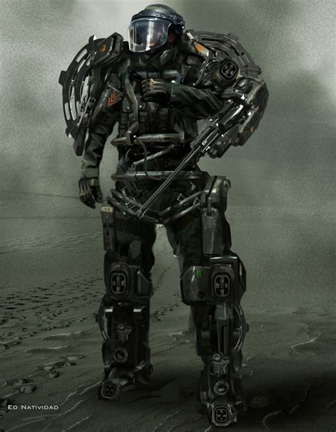 Future Warrior Future Soldier Futuristic Cyberpunk Robot