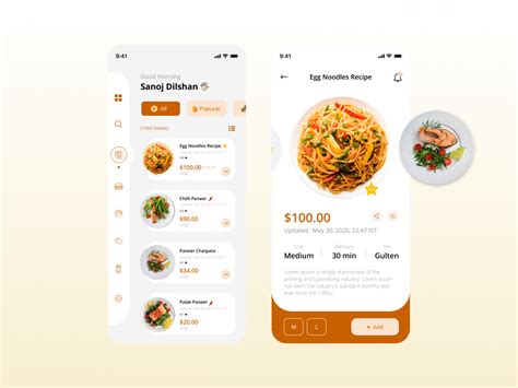 Food Delivery Mobile App Ui Design By Sanoj Dilshan On Dribbble