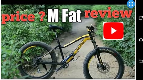 M Fat Fat Biker Vaibhav M Fat Review M Fat Price Youtube
