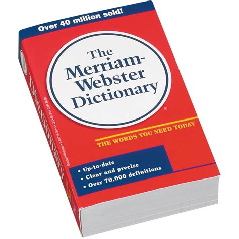 merriam webster the new merriam webster english dictionary printed book book english