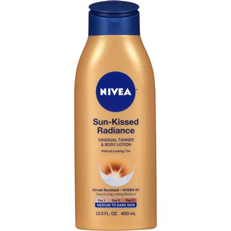 nivea sun kissed radiance medium to dark skin gradual tanner and body lotion 13 5 ebay