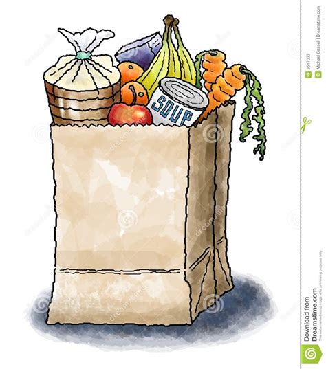 We did not find results for: Bag of groceries stock illustration. Illustration of illustration - 3517033