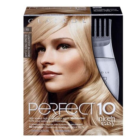 Clairol Nice N Easy Perfect Permanent Hair Color Lightest Blonde Female Unit Kroger