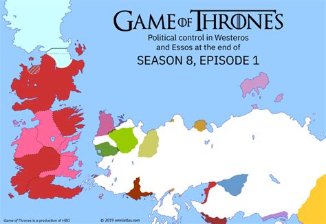 Winterfell Historical Atlas Of Game Of Thrones 801 Omniatlas