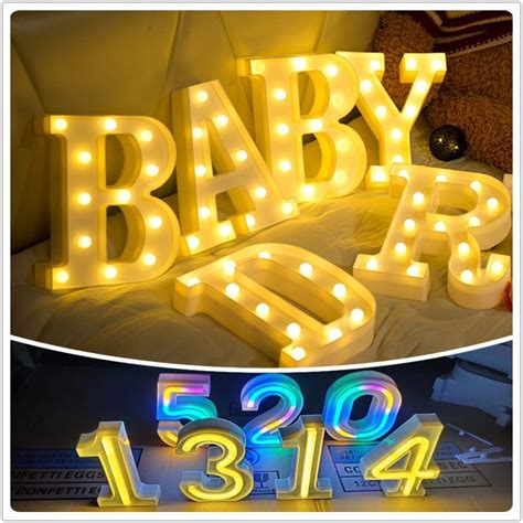 Led Marquee Letter Lights Party Bar Letters Decorate Lights China