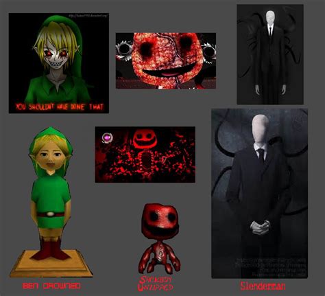 Creepypasta Collage By B3ndrowned98 On Deviantart
