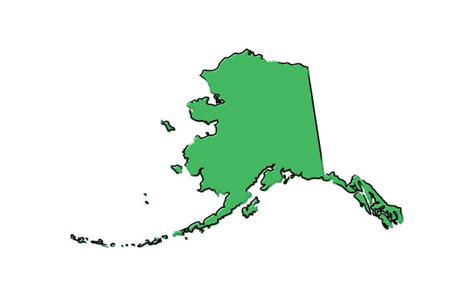 Best State Alaska Drawing Illustrations Royalty Free Vector Graphics