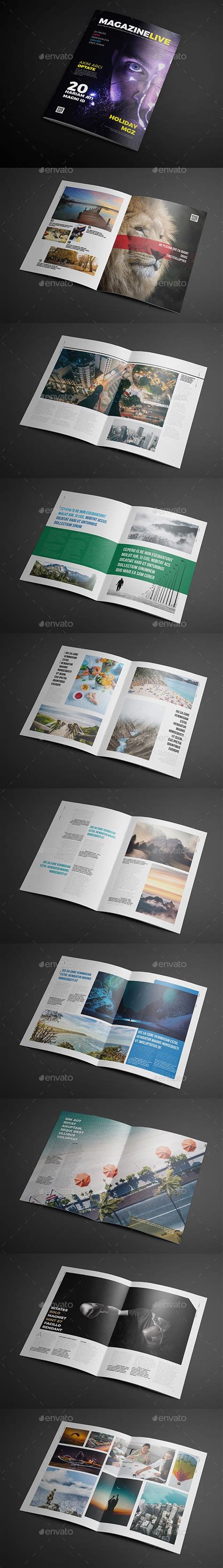 Magazine Template Magazine Template Book Design Layout Magazine Design