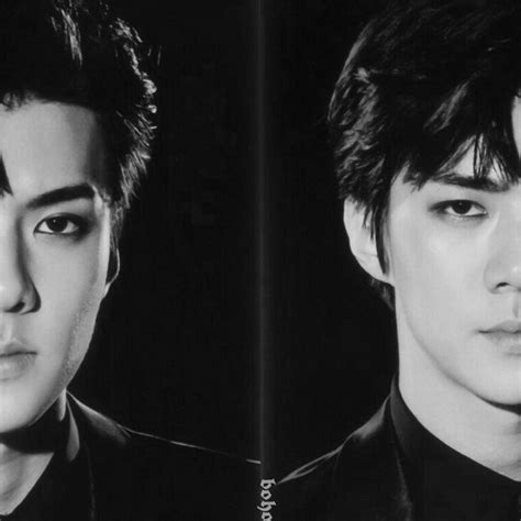 ҉ Innocent Angels And Menacing Demons ҉ Sehun Face Split In Half Dont