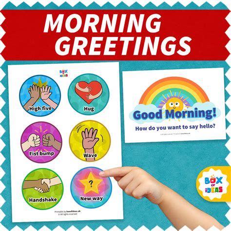 Good Morning Greetings Classroom Decoration Poster Etsy