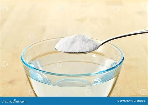 Close Up Of Baking Soda On Spoon Stock Image Image Of Bicarbonate