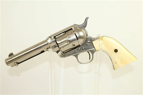 Antique Colt Saa Single Action Army Peacemaker Hog Leg Revolver 001 Ancestry Guns