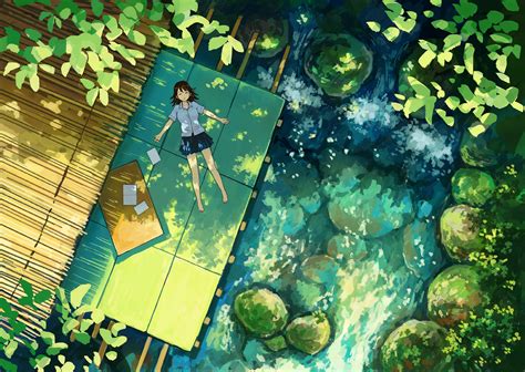 Qhd Anime Wallpapers Aesthetic Green Pictures Wallpaper Aesthetic