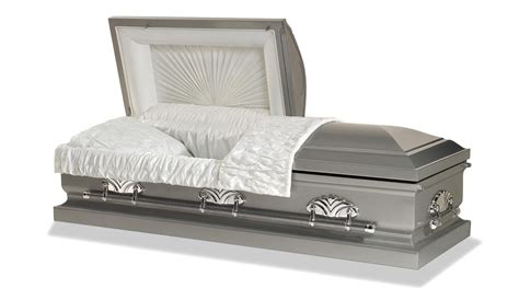 Silver Pearl Metal Casket Swanborough Funerals