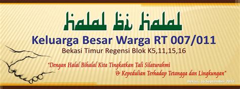 5 Contoh Banner Halal Bihalal Yang Menarik