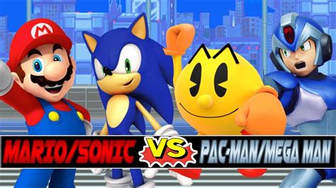 Mugen Battles Mariosonic Vs Pac Manmega Man Youtube