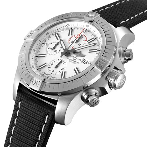 Breitling A133751a1a1x1 Super Avenger Chronograph 48 Stainless Steel White Dial Luxury Watches Usa