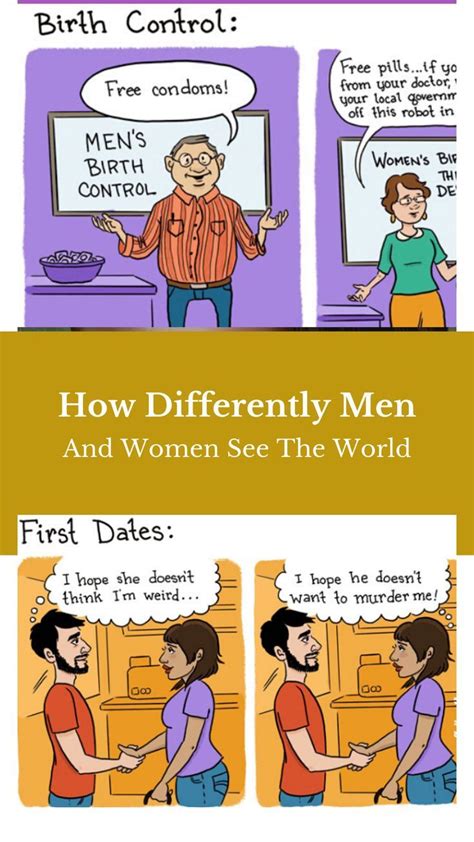 How Differently Men And Women See The World Short People Humor Funny