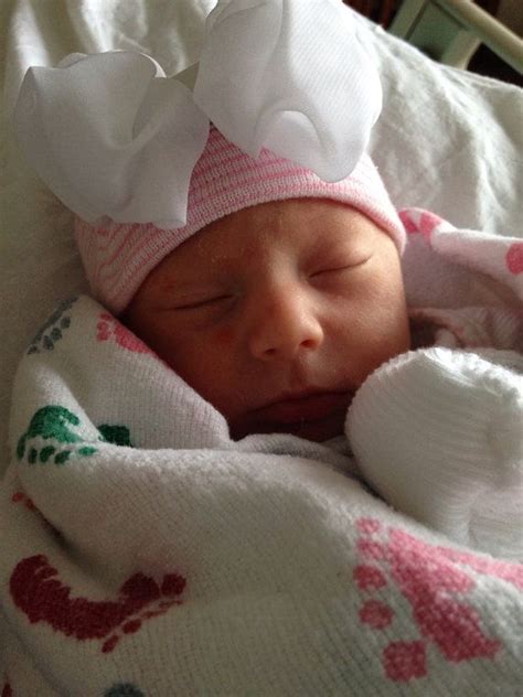 First Bow Newborn Hospital Hat White Chiffon Bow Newborn Etsy