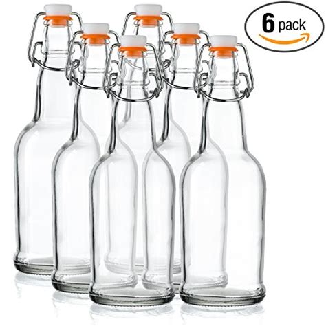 Home Brewing Glass Beer Bottle Easy Wire Swing Cap